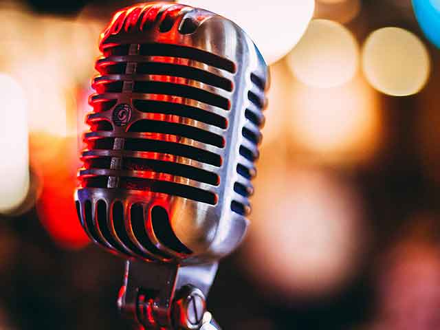 microphone for karaoke dj service
