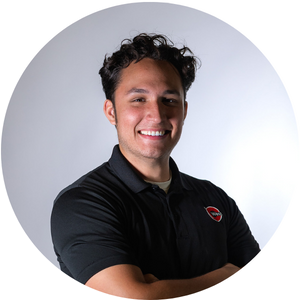 Javier Carlos dj headshot with dals pictures