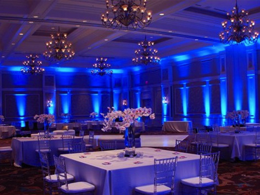 uplight rental in a ballroom phoenix scottsdale wedding