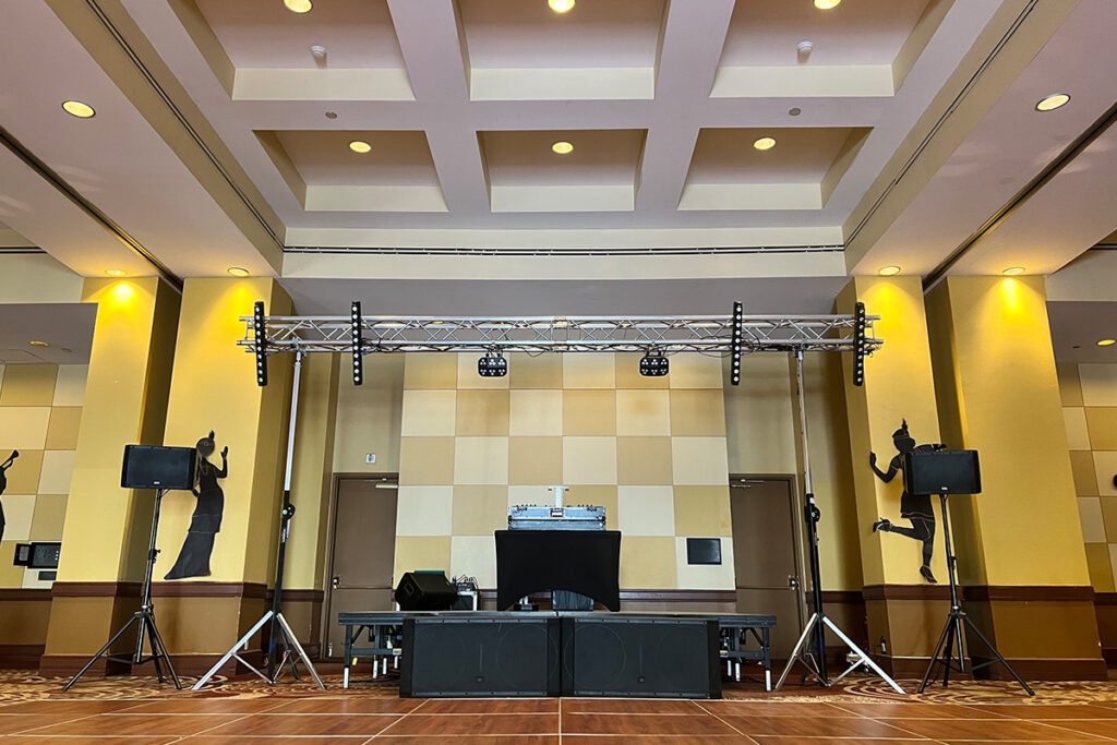 light for events speaker subwoofer package