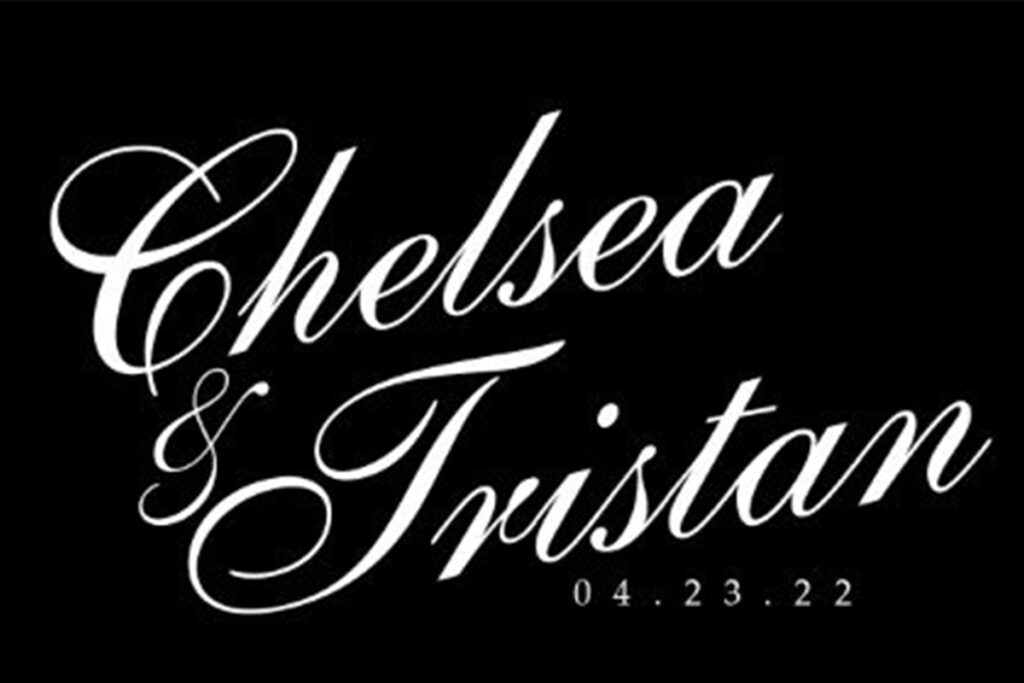wedding monogram design 1 from my digital gobo