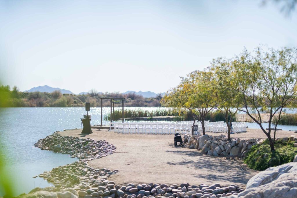 The Hidden Lake in Buckeye Arizona Wedding Venue