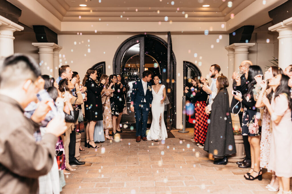 bubble wedding send off ideas