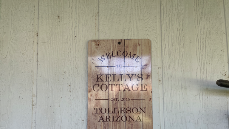 Kelly's Cottage Sign