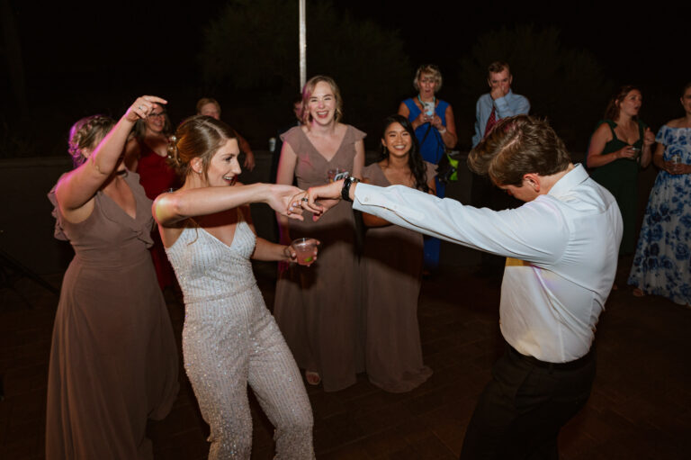 couple on dance floor the willow wedding venue surprise - Lexi Wyatt photo graphs