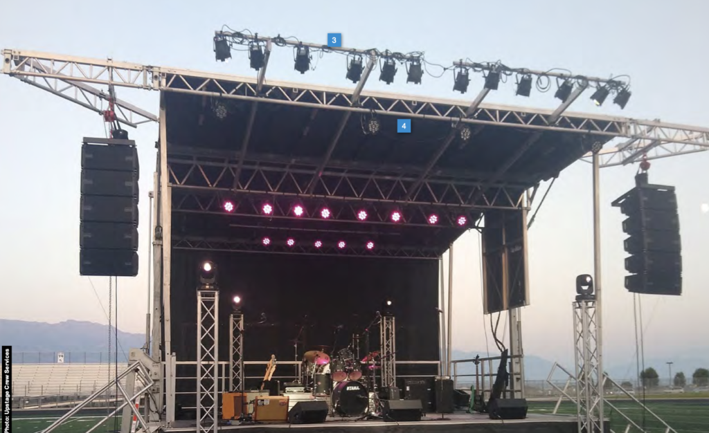 Rent Stageline SL100 Stageline sl100 concert stage rental phoenix arizona