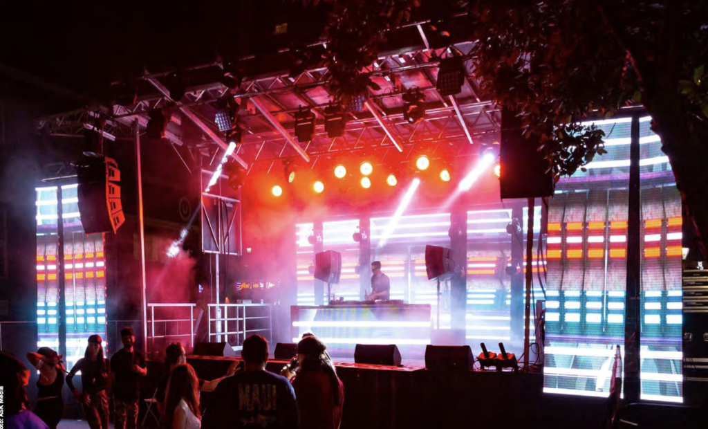 Stageline sl100 concert stage rental phoenix arizona lighting