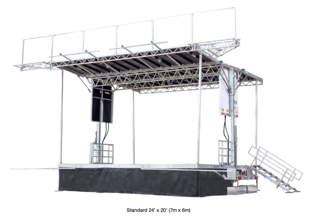 Rent Stageline SL100 Stageline sl100 concert stage rental phoenix arizona
